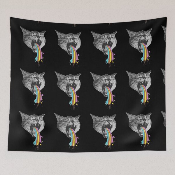 Item preview, Cat Sick Rainbow designed and sold by PopArtdom.
