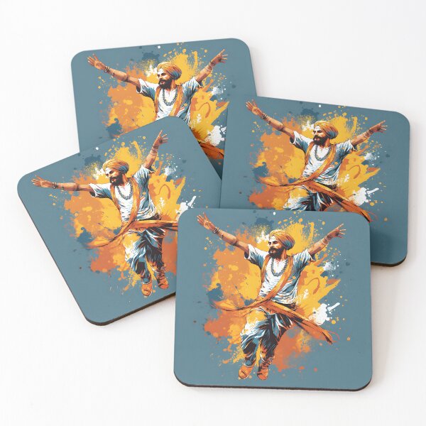 Artikelvorschau, Colourful Bhangra Dancer Art entworfen und verkauft von PioneerX1.