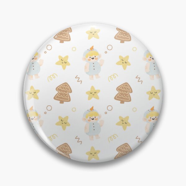 Item preview, Kawaii Cute Christmas tree little boy baby snowman star pattern designed and sold by TNwandesignart.