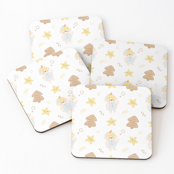 Item preview, Kawaii Cute Christmas tree little boy baby snowman star pattern designed and sold by TNwandesignart.