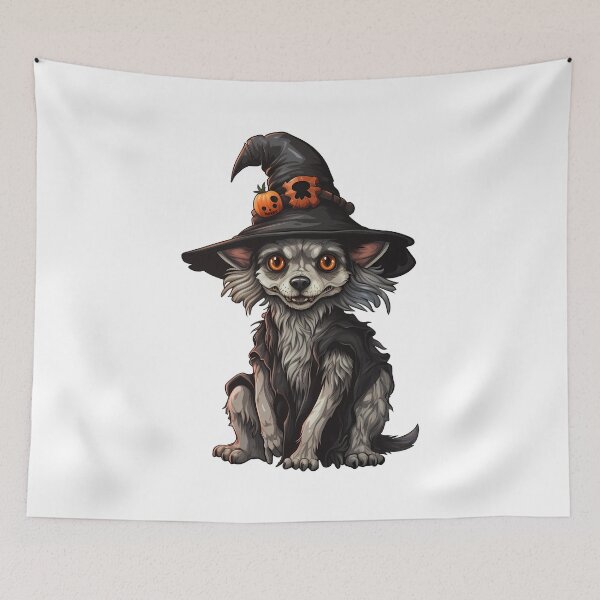 Item preview, Halloween Scary Witcher Dog: Bewitching Fright designed and sold by hamishby.