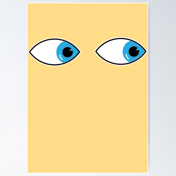 Item preview, The Ick - big eyes minimal illustration designed and sold by 4personnen.