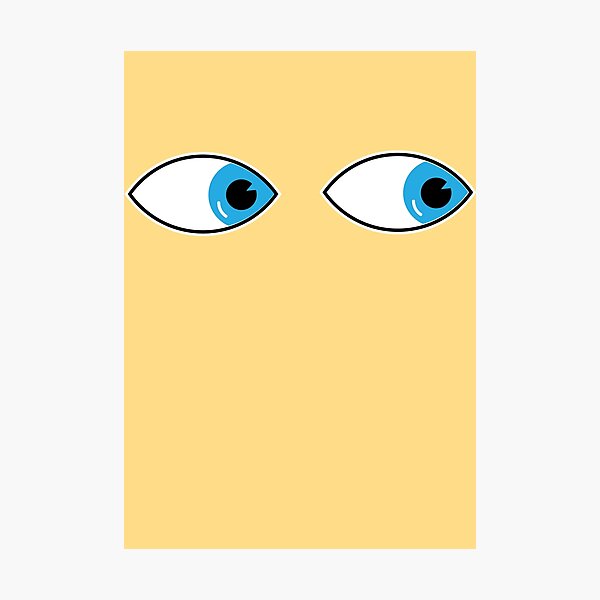 Item preview, The Ick - big eyes minimal illustration designed and sold by 4personnen.