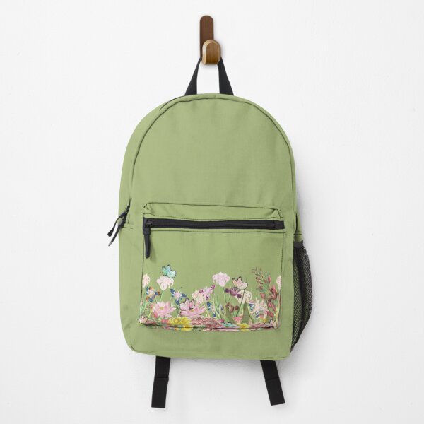 Item preview,  Floral Garden With Pastel Butterflies 2 designed and sold by Asmaa Abdul-Azim.