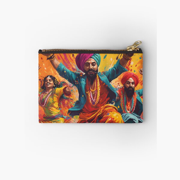 Item preview, Colourful Bhangra Dancers Art designed and sold by PioneerX1.