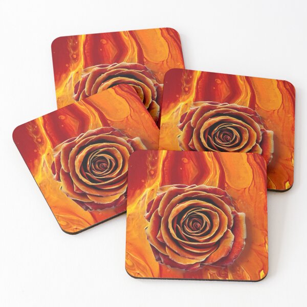 Item preview, Rose on fire designed and sold by Hmelliger.