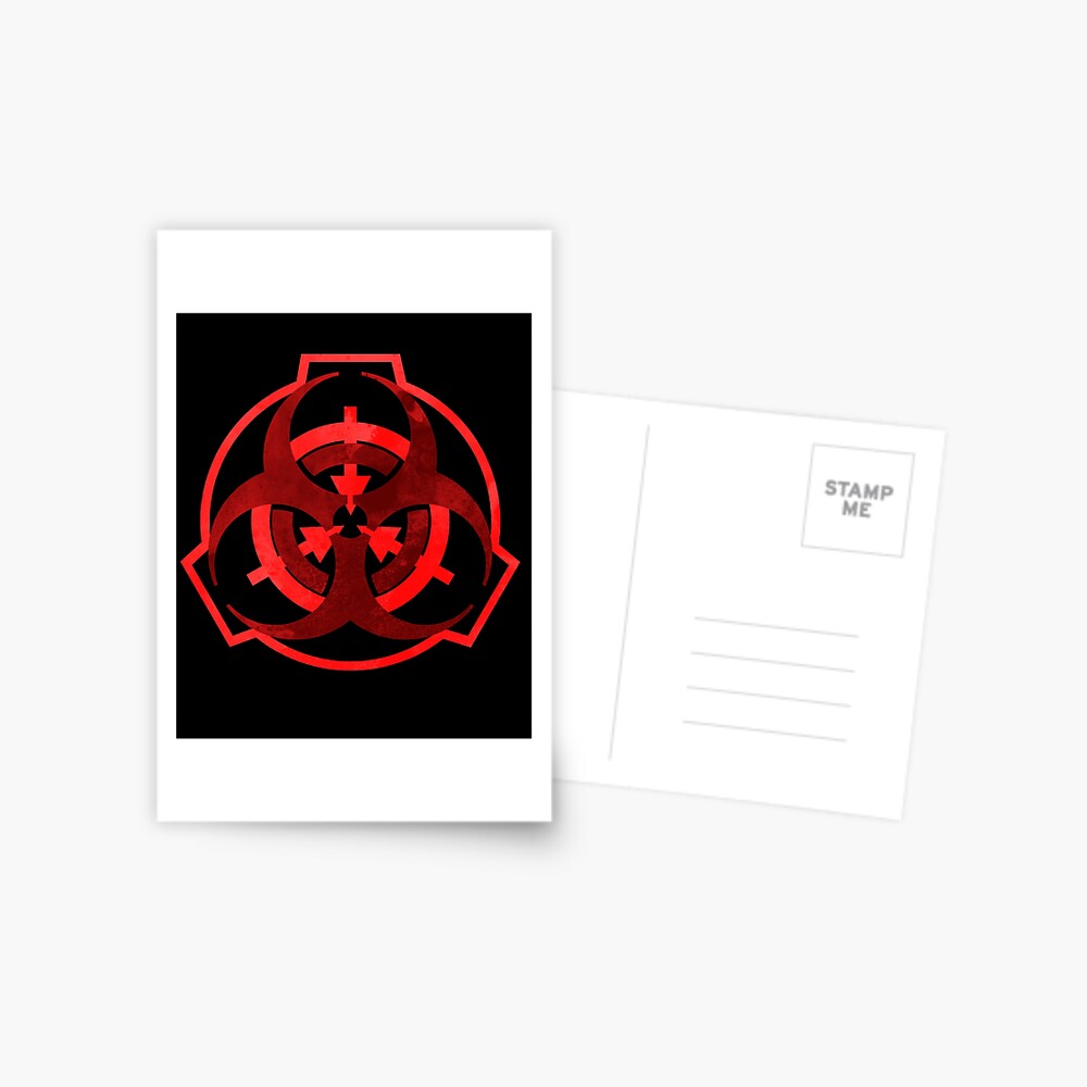 SCP's colored  Postcard for Sale by AmicableApparel