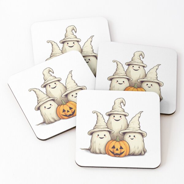 Item preview, Cheerful smiling ghosts  designed and sold by Simonshopstuff.