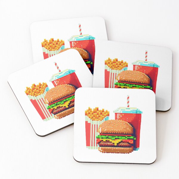 Item preview, Fast Food Combo Pixel Art designed and sold by CostasCh.