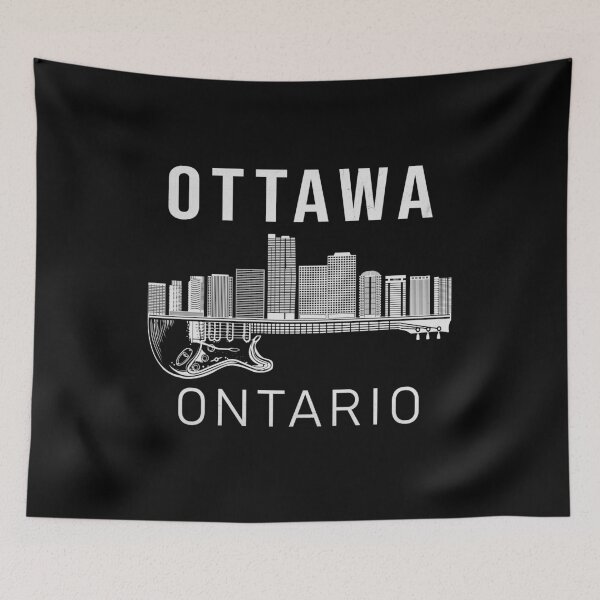 Artikelvorschau, Ottawa Kanada Souvenir Gitarrenmusik Ontario Ottawa entworfen und verkauft von DSWShirts.
