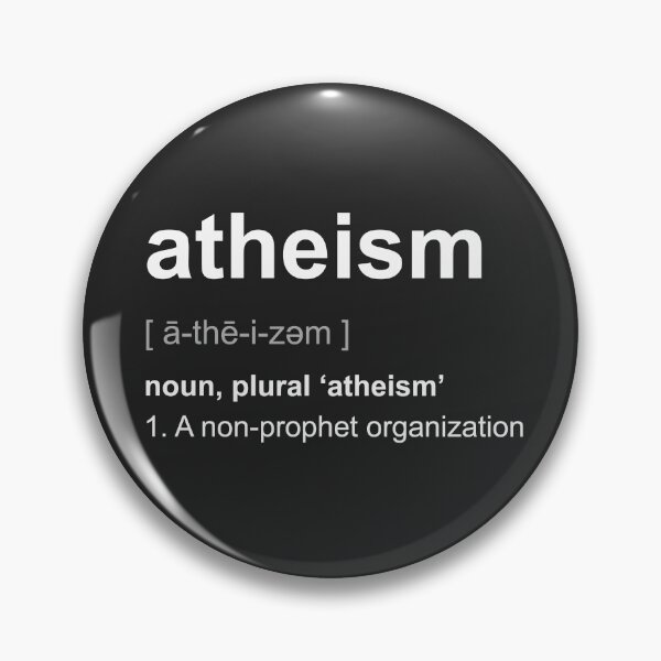 Item preview, ATHEISM - dictionary definition (dark) designed and sold by bantaam.