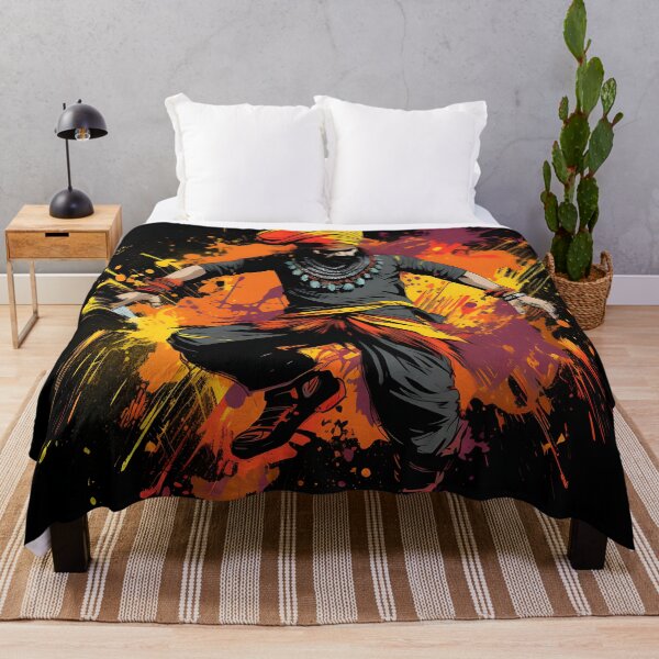 Item preview, Colourful Bhangra Dancer Art designed and sold by PioneerX1.