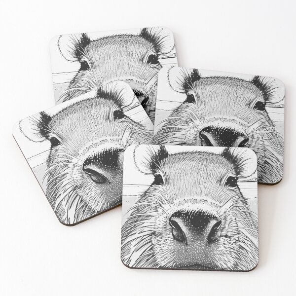 Item preview, capybara on the beach designed and sold by MacLis.