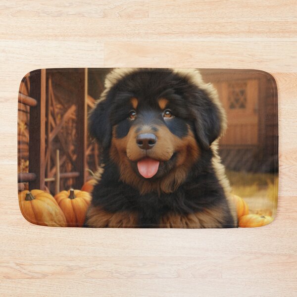 Item preview, Tibetan Mastiff Puppy In Autumn designed and sold by ZenEverAI.