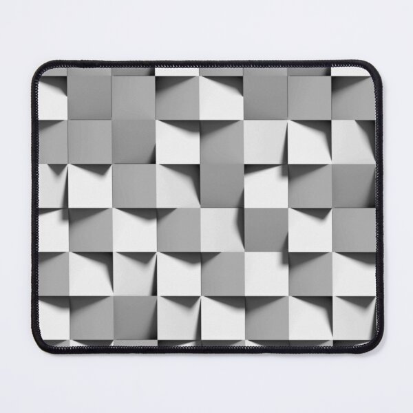 Item preview, 3D Blocks Monochromatic Design designed and sold by NealBollinge.