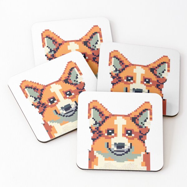 Item preview, Corgi Dog Pixel Art  designed and sold by CostasCh.