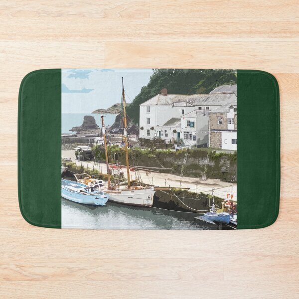 Item preview, Charlestown Cornwall.  Cornish gift Kernow Travel location poster, St Austell designed and sold by BarbaraGlebska.