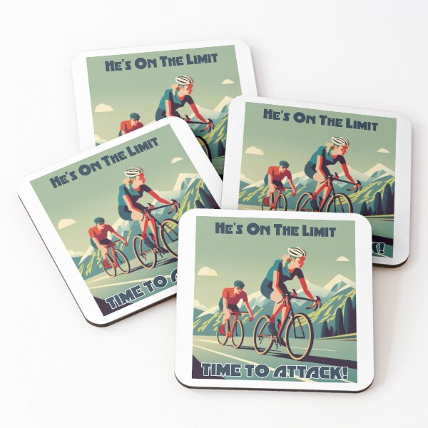 Item preview, He's On The Limit Time To Attack Women's Cycling designed and sold by Esskay Designs.