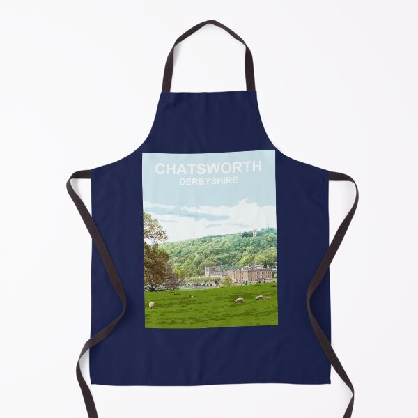 Item preview, Chatsworth Derbyshire Peak District. Travel location poster designed and sold by BarbaraGlebska.