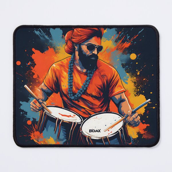 Item preview, Colourful Bhangra Dancer Art designed and sold by PioneerX1.
