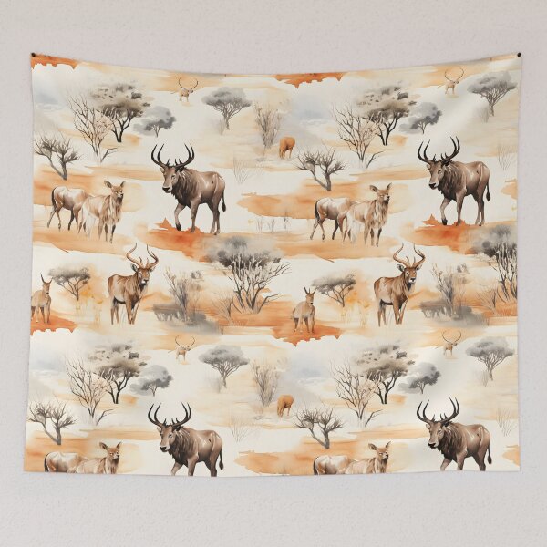 Item preview, African Wildlife Seamless Pattren designed and sold by Lucky-jl.