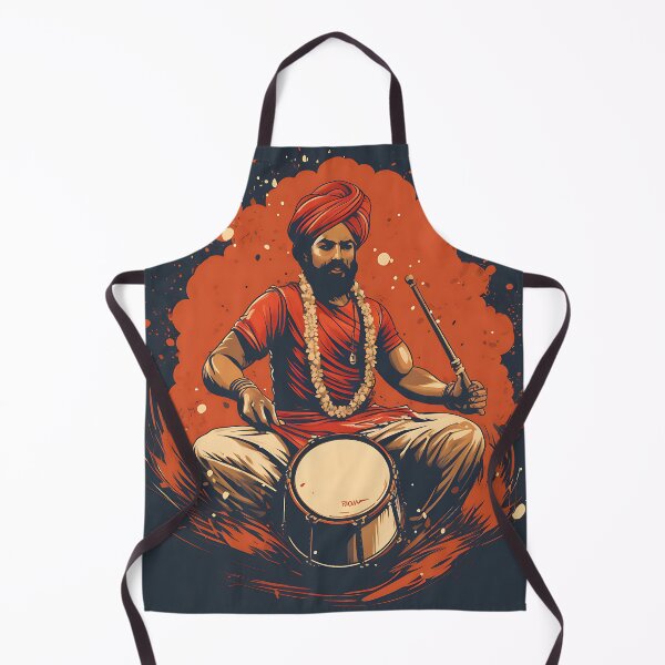Item preview, Colourful Bhangra Dancer Art designed and sold by PioneerX1.