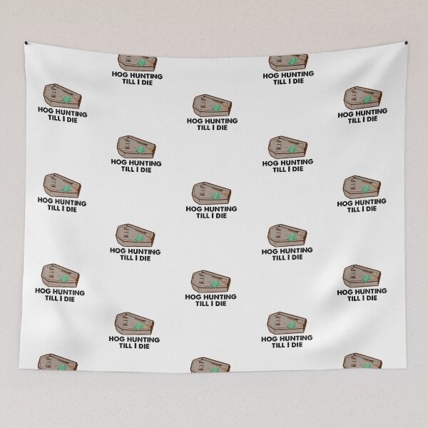 Item preview, Hog hunting till I die funny designed and sold by idu-suo.