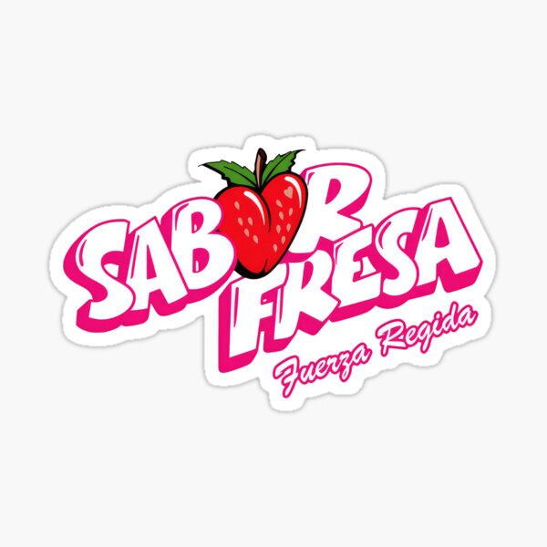 Vista previa del artículo con la obra «Fuerza Regid Sabor Fresa», diseñado y vendido por gissellealto.