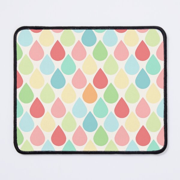 Item preview, Colorful Pastel Raindrop Shape Pattern designed and sold by 29Bumblebee.