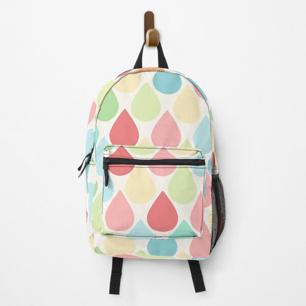 Item preview, Colorful Pastel Raindrop Shape Pattern designed and sold by 29Bumblebee.