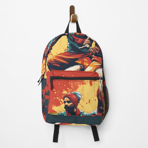 Item preview, Colourful Punjabi Bhangra Dhol Players  designed and sold by PioneerX1.