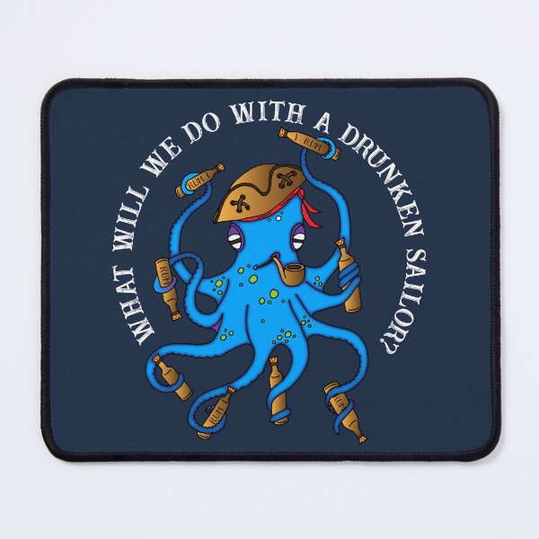 Item preview, Drunken Sailor Octopus Sea Shanty designed and sold by HotHibiscus.