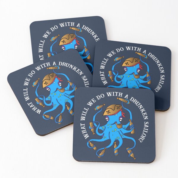 Item preview, Drunken Sailor Octopus Sea Shanty designed and sold by HotHibiscus.
