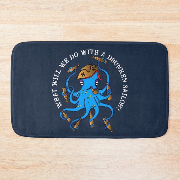 Item preview, Drunken Sailor Octopus Sea Shanty designed and sold by HotHibiscus.