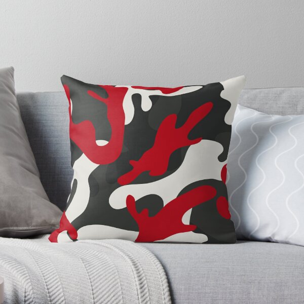 BAPE 1st Camo Shark Square Cushion Red