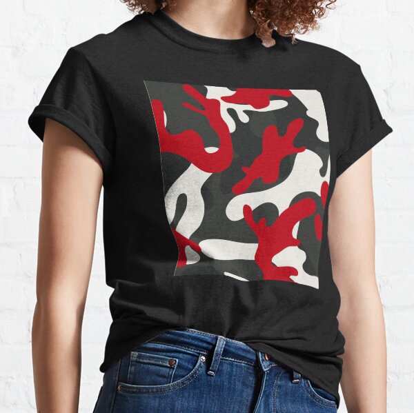 Valentino red hotsell camo t shirt