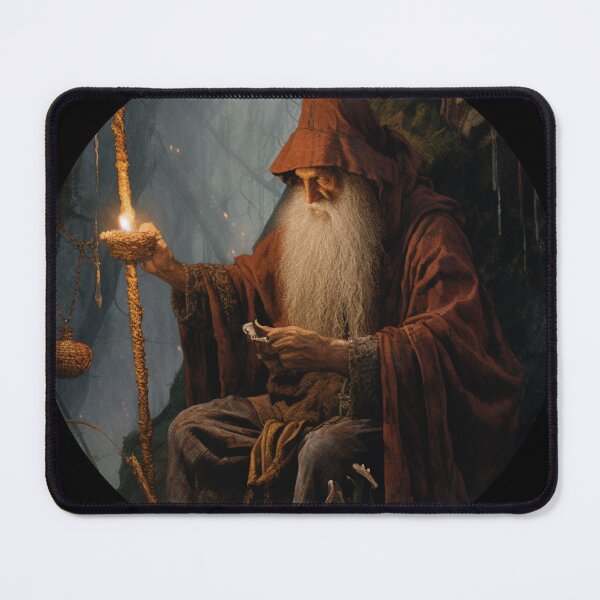 Item preview, The hermit, Tarot Art, designed and sold by MendaciousMina.