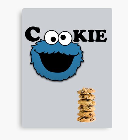 Cookie Monster: Canvas Prints | Redbubble