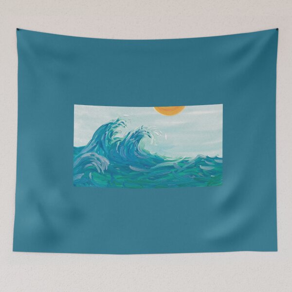 Item preview, JDHardie hand painted summer waves  designed and sold by JDHardie.