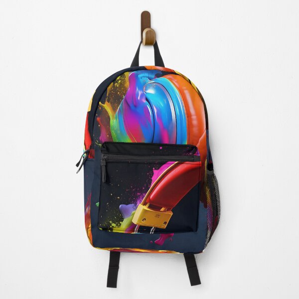 Artikelvorschau, Qwirky Colorful Dripping Paint Headphones entworfen und verkauft von PioneerX1.