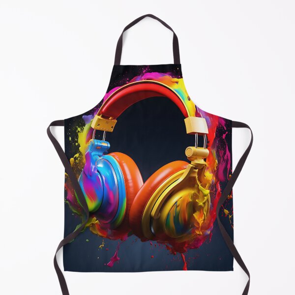 Artikelvorschau, Qwirky Colorful Dripping Paint Headphones entworfen und verkauft von PioneerX1.