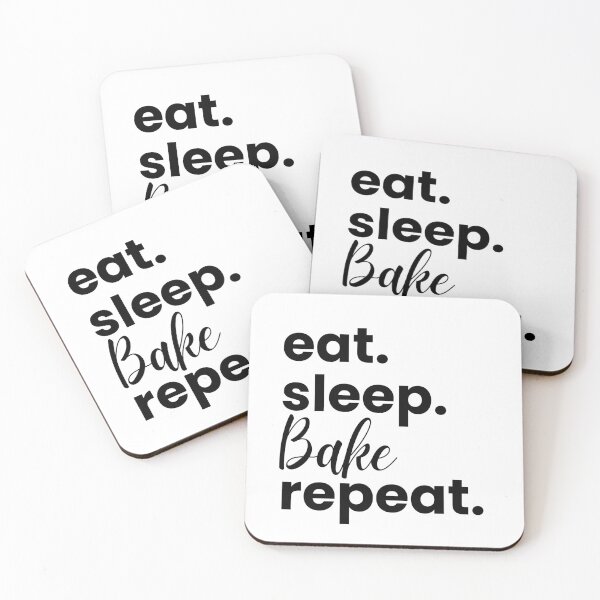 Item preview, Eat Sleep Bake Repeat Funny Baker designed and sold by PuralunaCreations.