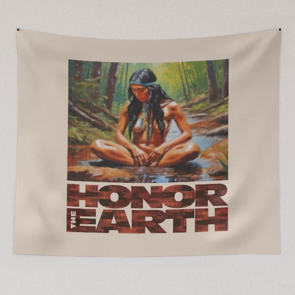 Item preview, Honor The Earth Native American Forest designed and sold by AUTHENTIC AMERICANA ARTS.