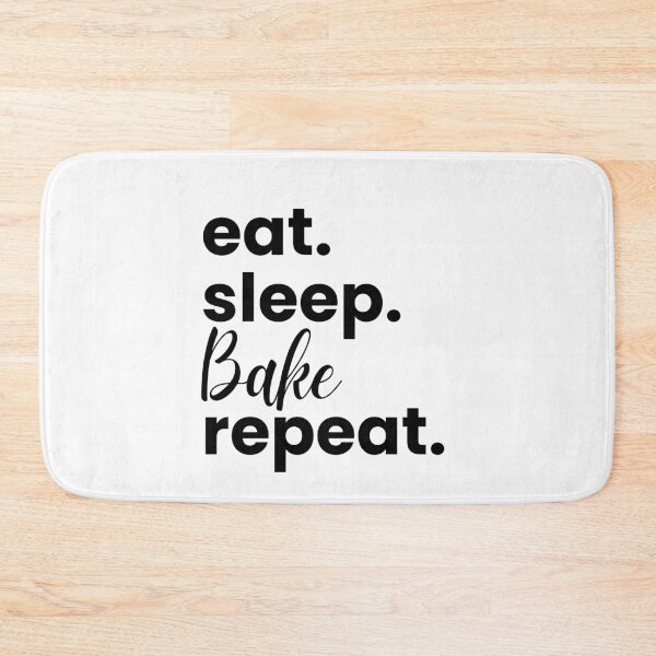 Item preview, Eat Sleep Bake Repeat Funny Baker designed and sold by PuralunaCreations.