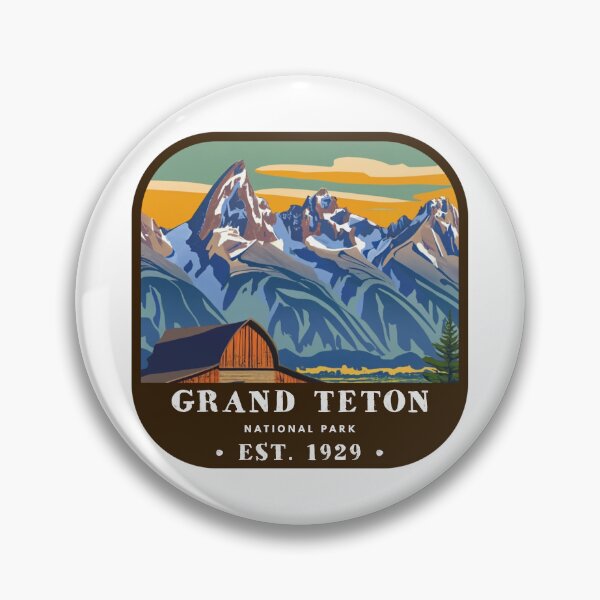 Item preview, Vintage Grand Teton National Park designed and sold by RabbitK.