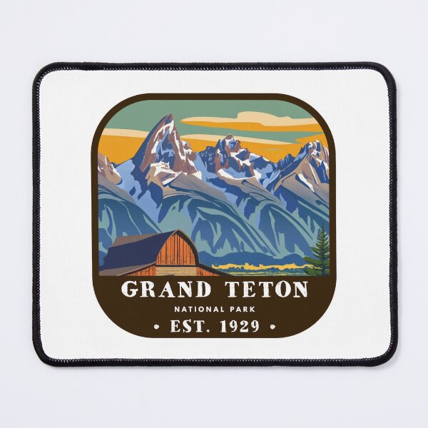 Item preview, Vintage Grand Teton National Park designed and sold by RabbitK.
