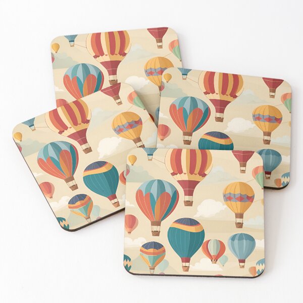 Item preview, Whimsical Hot Air Balloons designed and sold by Arkneer.