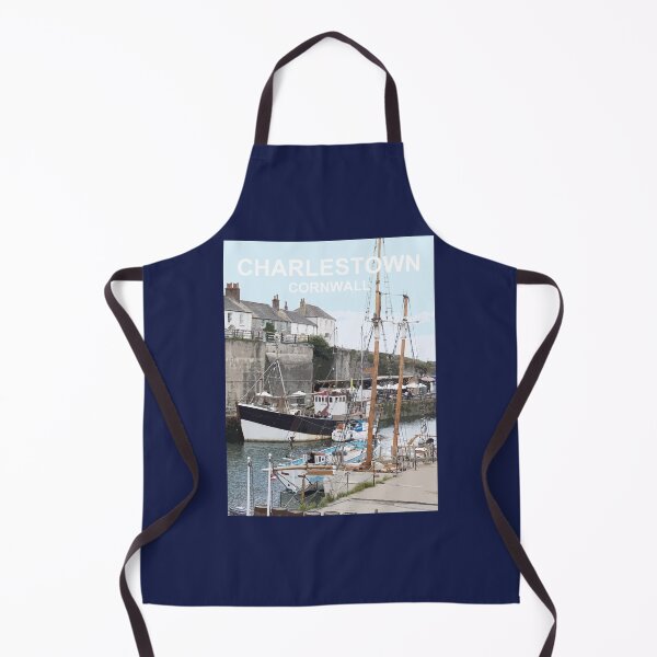 Item preview, Charlestown Cornwall. Cornish gift Kernow Travel location poster, St Austell designed and sold by BarbaraGlebska.