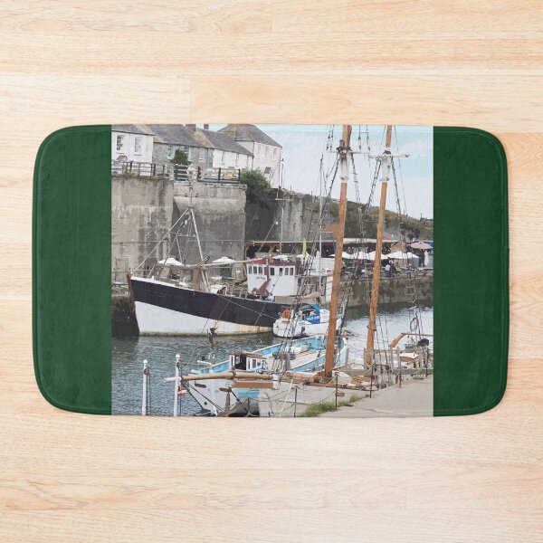 Item preview, Charlestown Cornwall.  Cornish gift Kernow Travel location poster, St Austell designed and sold by BarbaraGlebska.