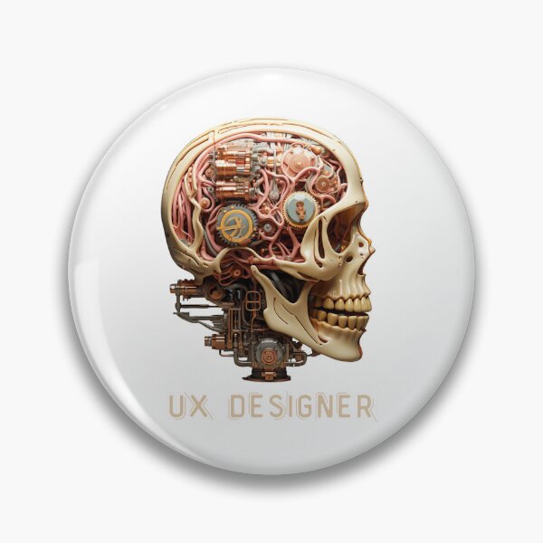 Artikelvorschau, Lustiger UX-Designer-Kopf entworfen und verkauft von PrzemekJAS.